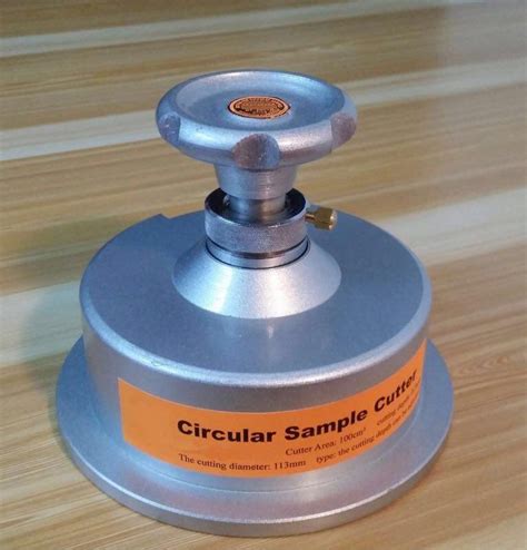 Circle sample cutter supplier|circular test sample cutter.